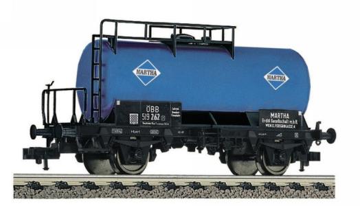 Tank car &quot;MARTHA&quot; with brakemans platform<br /><a href='images/pictures/Fleischmann/503301.jpg' target='_blank'>Full size image</a>